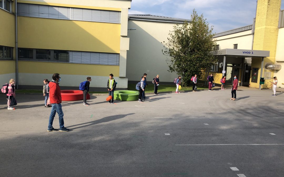 18. 5. 2020 – Učenci 1. triade zopet v šoli