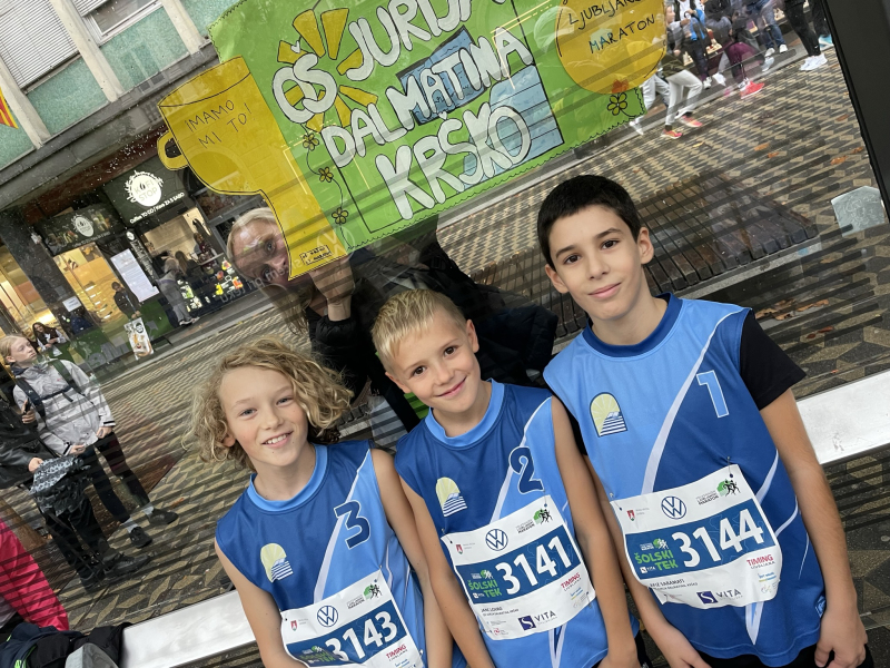 22. 10. 2022 – VIDEO: Učenci OŠ Jurija Dalmatina Krško smo na Ljubljanskem maratonu